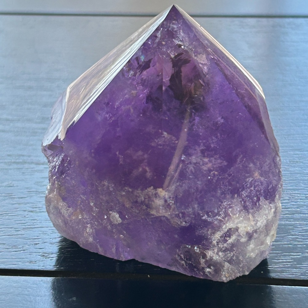 Deep Purple Project Amethyst Crystal Pointed Tower, Small, NWOT